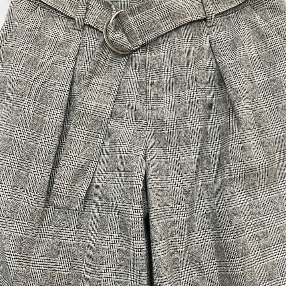 A New Day Plaid High Rise Belted Ankle Pants 6 - Picture 2 of 7